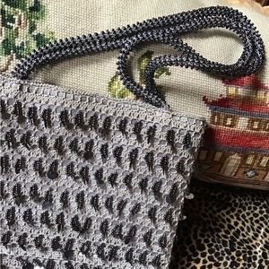 Vintage Beaded 2 Handled Purse